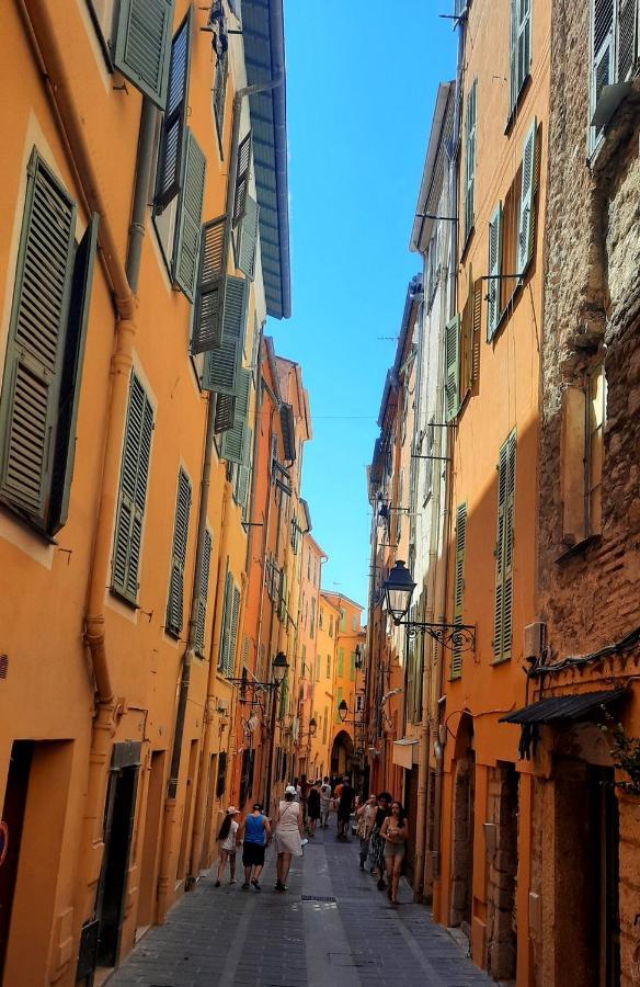 Menton, Centre Historique, Vue Mer Exterior foto