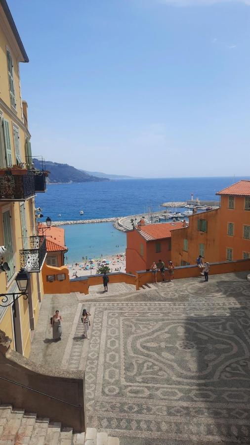 Menton, Centre Historique, Vue Mer Exterior foto